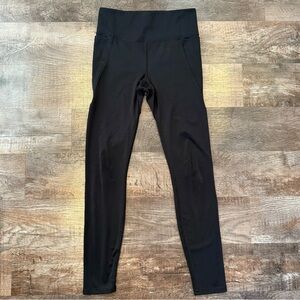 All in Motion Women Black Activewear Yoga Leggings With Side Pockets Size Small